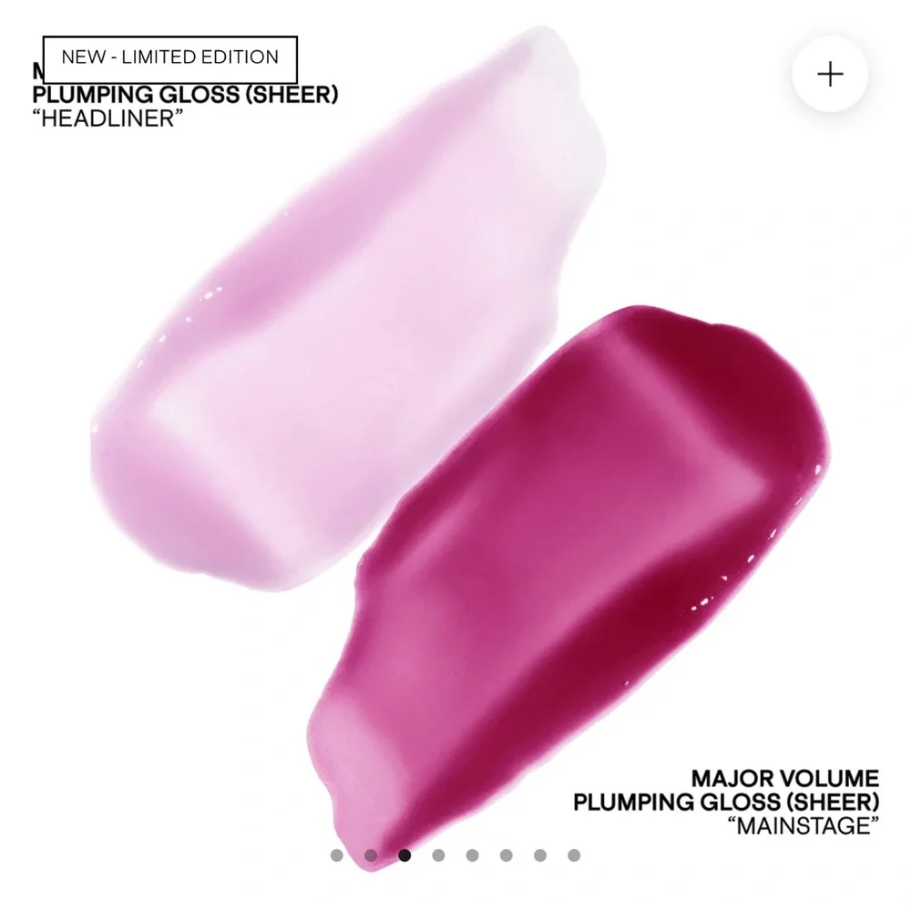 Patrick Ta Major Volume Plumping Gloss Duo in HEADLINER & MAIN STAGE 8ml x 2 NEW